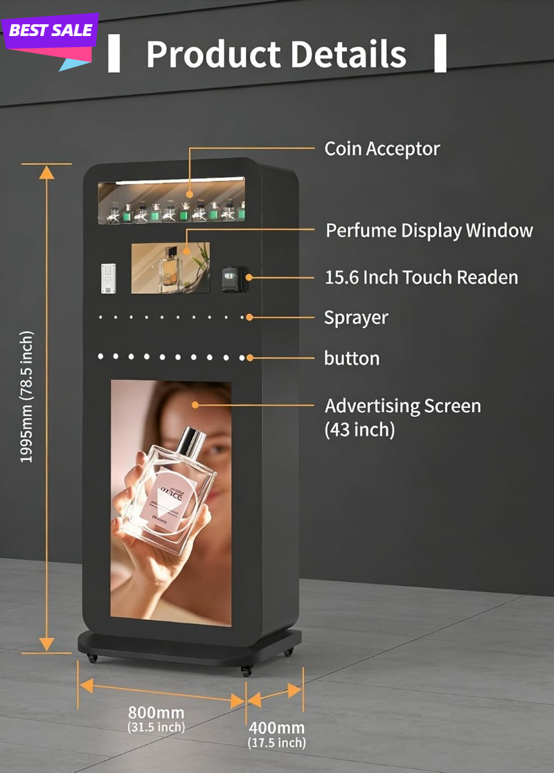 Smart Perfume Vending Machine  – Perfume Fragrance Shop recenzja i cena