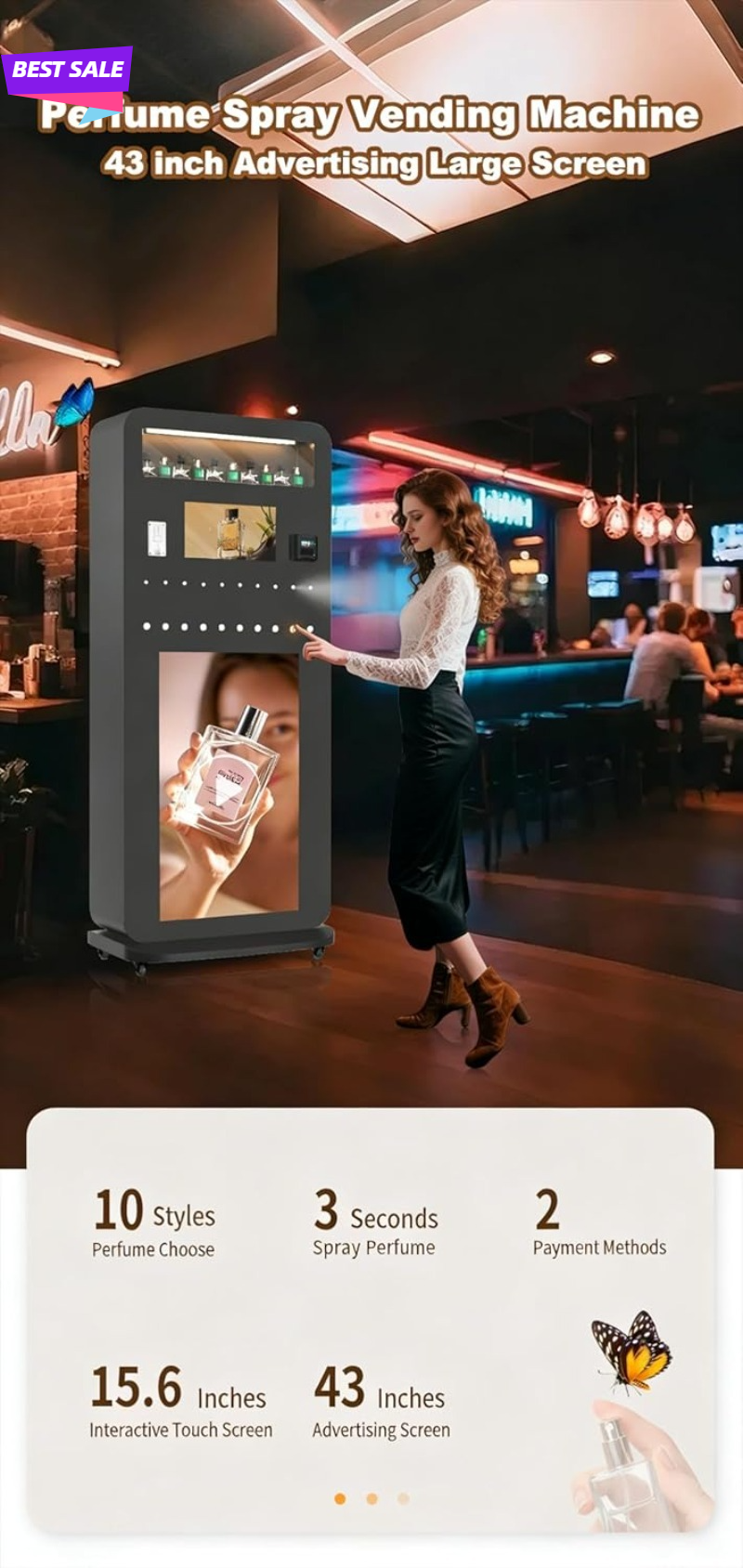 Smart Perfume Vending Machine  – Perfume Fragrance Shop recenzja i cena