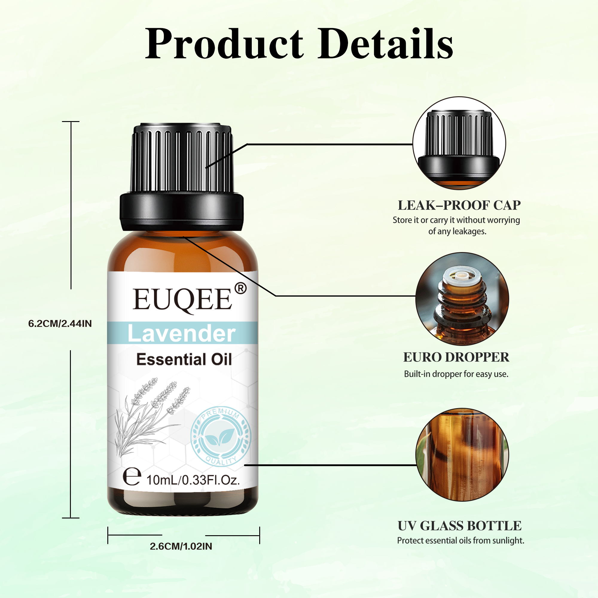 Euqee Essential Oil 10ml Pure  – Sandalwood Perfume Oil recenzja i cena