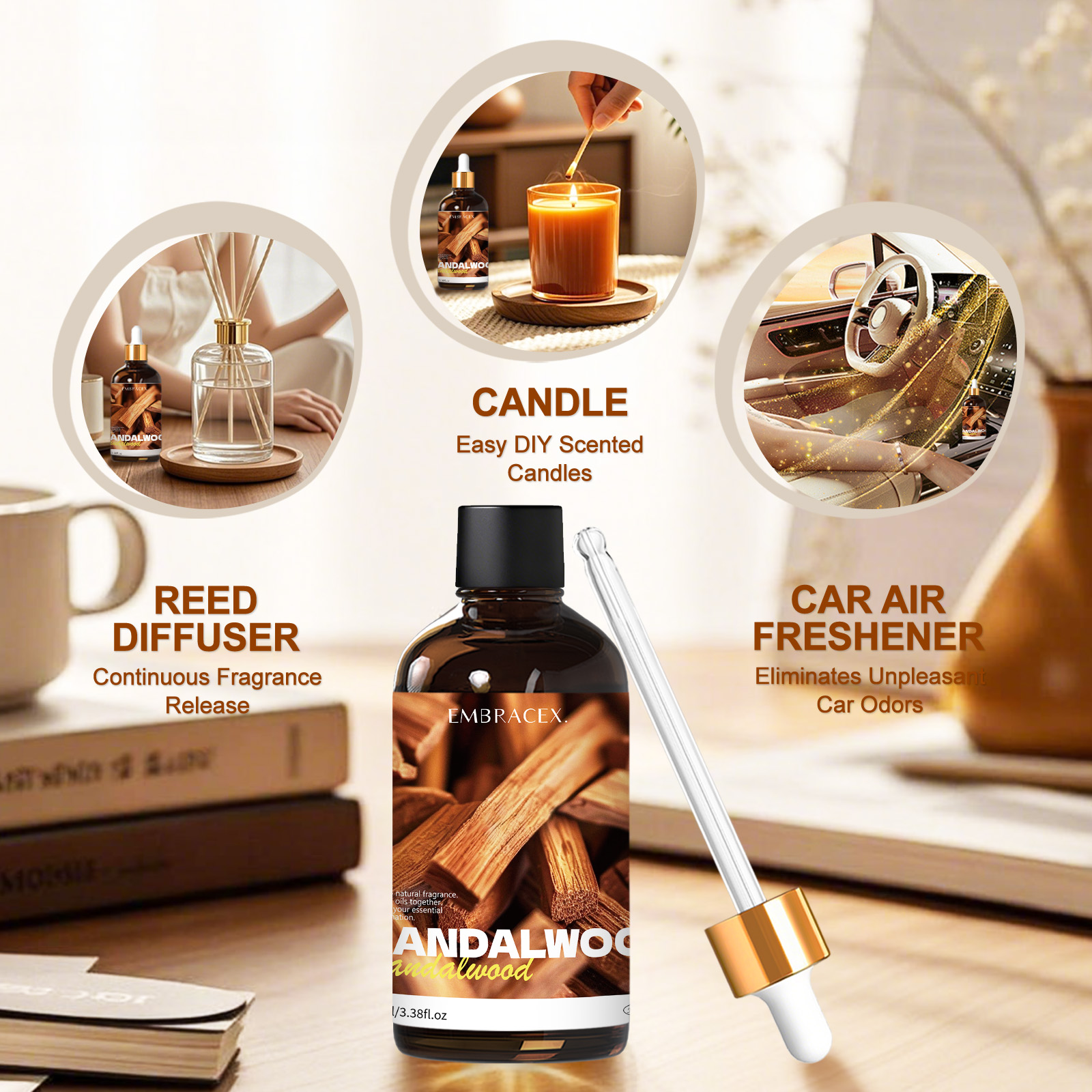100ml Sandalwood Essential Oil – Sandalwood Perfume Oil recenzja i cena