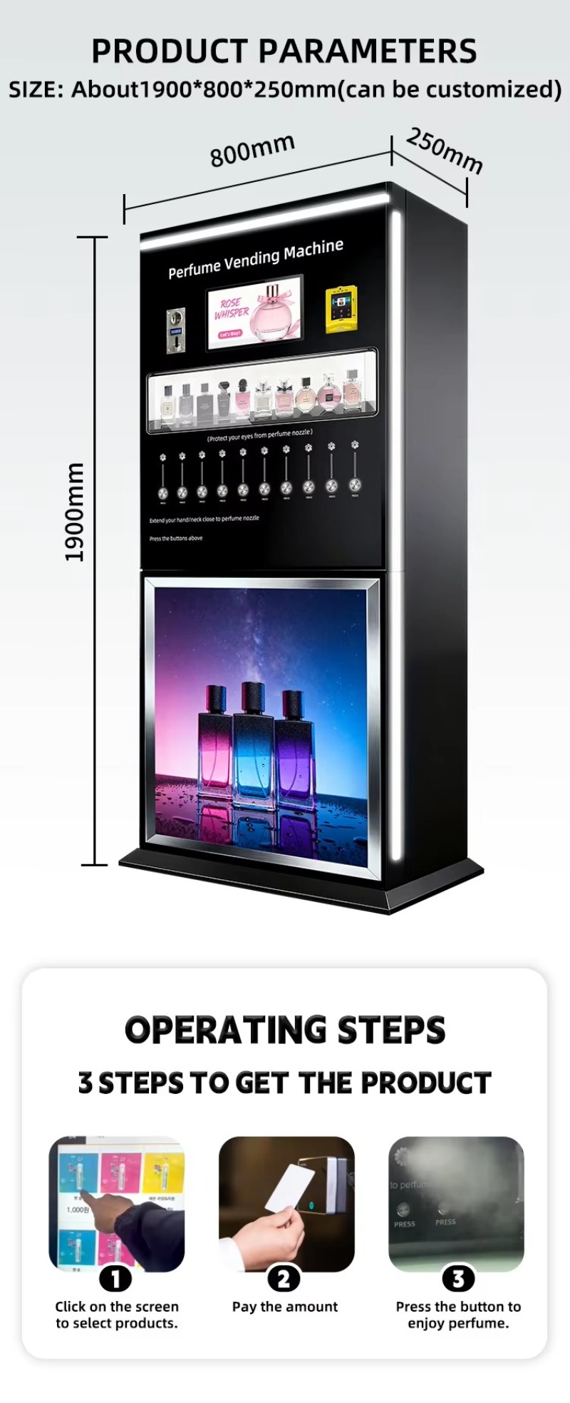 Perfume Tester Machine Commerc – Perfume Fragrance Shop recenzja i cena