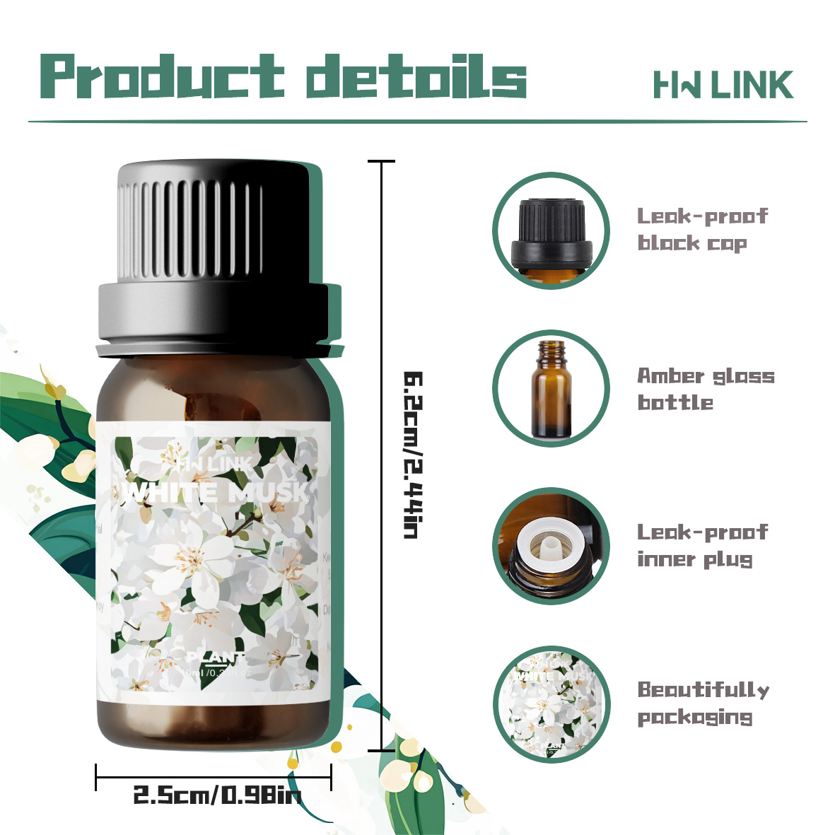 White Musk Essential Oils 10ml – Sandalwood Perfume Oil recenzja i cena