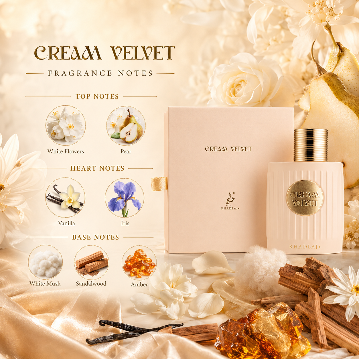 Khadlaj Cream Velvet Eau de Pa – Eau De Parfum Women recenzja i cena