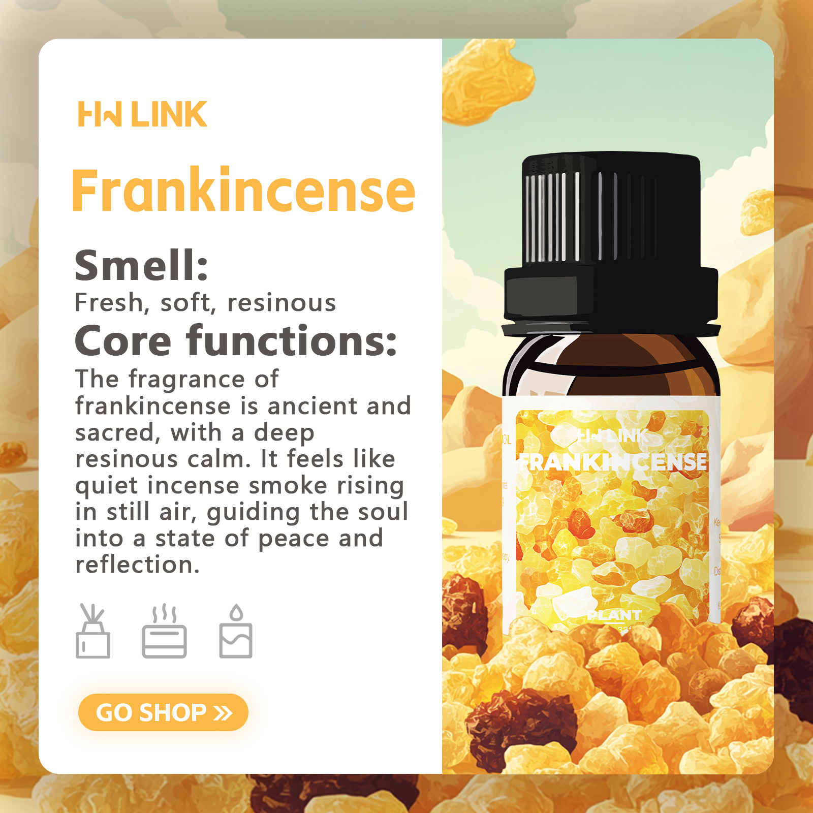 Frankincense Essential Oil 10m – Sandalwood Perfume Oil recenzja i cena
